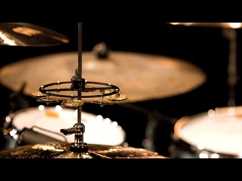 Meinl Percussion Headliner Series Hi-Hat Tambourine With Hammered Brass Jingles (HTHH1B-BK) image 7