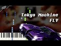 Tokyo Machine - FLY | Synthesia piano tutorial