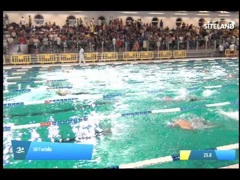 Serie 2 dei 50 Farfalla  Assoluti Maschi Master - Campionati Regionali Masters 2014 di Veneto e Fri