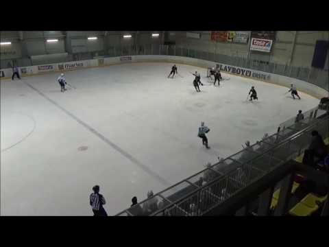 U-20 EBYSL 26.2.2017 HK Slavija - HK Olimpija 1-5; 2. zadetek Luke Ulamca