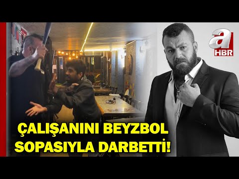 Famous Actor Bahadır Ünlü Attacks Employee with a Baseball Bat! Here Are Those Terrifying Moments...