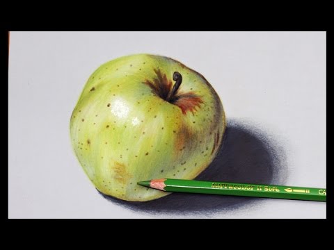 comment colorier une pomme