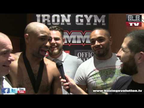 Flave interviews Calvin Reynolds after his win on WCMMA 21