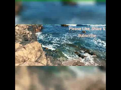 Waves Rushing And Splashing To The Shore, Rocks |Relaxing Waves Sounds| For Deep Sleep, Study