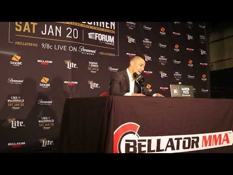 Bellator 192 Post Fight Press Conference  - Aaron Pico