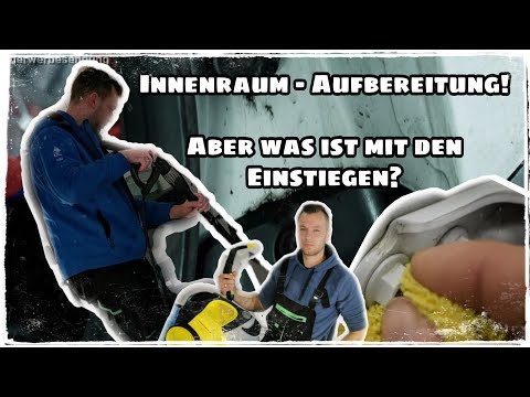 Thoroughly clean vehicle door sills during interior detailing | The Kärcher SC 5 makes it possible!