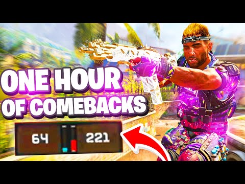 1 Hour Of Comeback Gameplay On BO4! - Black Ops 4 2022