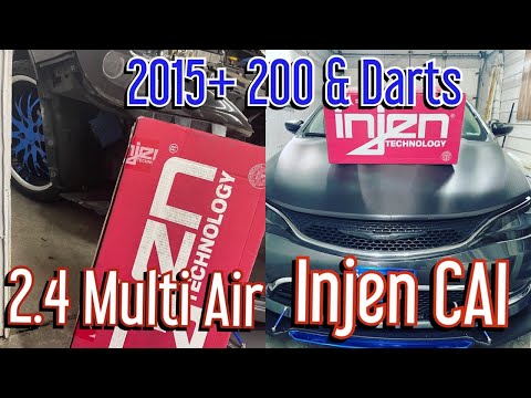 2.4 Multi Air | Injen Cold Air Intake | Chrysler 200 & Dodge Dart | Install and Review !
