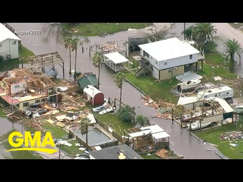 Lake Charles on mend after being hit with barrage of natural disasters | GMA