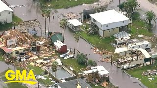 Lake Charles on mend after being hit with barrage of natural disasters | GMA