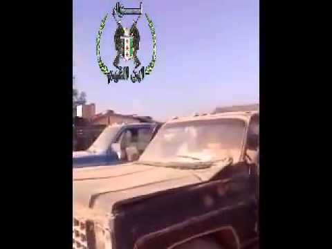 غنائم الجيش الحر بعد السيطرة على حقل التنك في ريف دير الزور