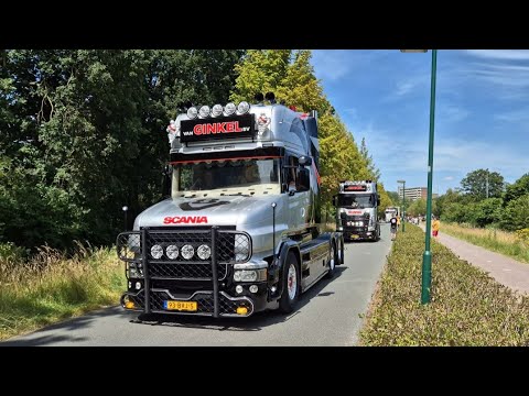 Truckshow Veenendaal 2024 CONVOY trucks with v8 sounds. |THE NETHERLANDS|