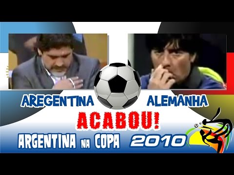 Argentina X Alemanha - Piores Momentos da COPA de 2010