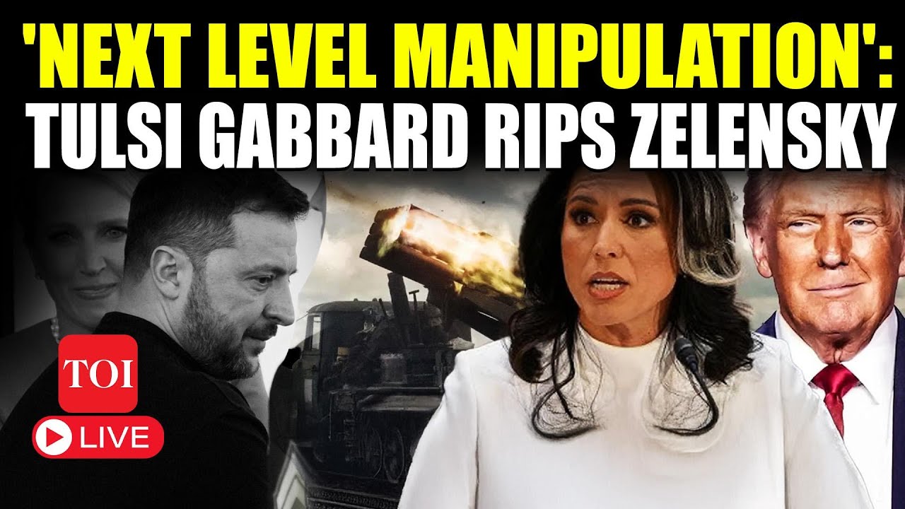 'Player Zelensky...': Tulsi Gabbard 'Destroys' Ukraine President After Trump's Blistering Attack