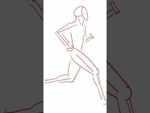 Running motion, explored in different ways.🏃‍♂️🏃‍♀️🏃#drawing #visual #running #motion #anatomy