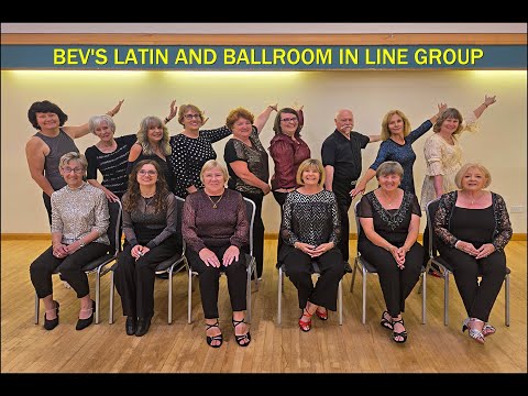 Bev's Latin and Ballroom in Line Group. Dancing Her Arabesque waltz to David Read's  Human waltz