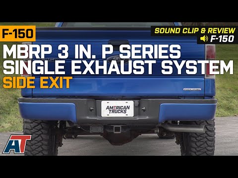 2011-2014 F150 5.0L MBRP 3 in. P-Series Single Exhaust System - Side Exit Sound Clip & Review