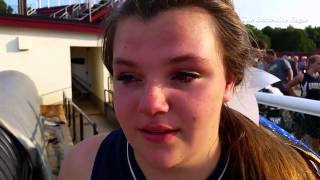 Chandler DeGrenier after Mount Everett loses to Turners Falls in the WM D3 softball semifinals.