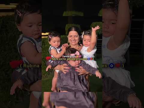 Rubina's adorable daughters 💕 #rubinadilaik #shorts #love #trending