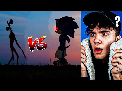 SIREN HEAD vs SONIC.EXE na Vida Real!