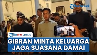 Beri Penghormatan Terakhir untuk PB XIII, Gibran Minta Keluarga Keraton Solo Jaga Suasana Damai