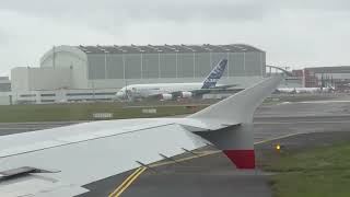 Taxiing passed Airbus in Toulouse beluga XL | A380 | A350 awesome aircraft