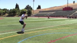 preview picture of video 'Nikita Zamora, Quarterback --- Danville, CA --- afternoon Passing Workout -- 05-27-13'