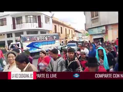 EN VIVO MEDARDO CHIMBOLEMA FUE LIBERADO EN GUARANDA