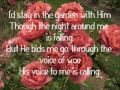 In the Garden - Alan Jackson (Lyrics)