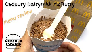 Cadbury Dairymilk McFlurry Menu Review McDonalds Australia