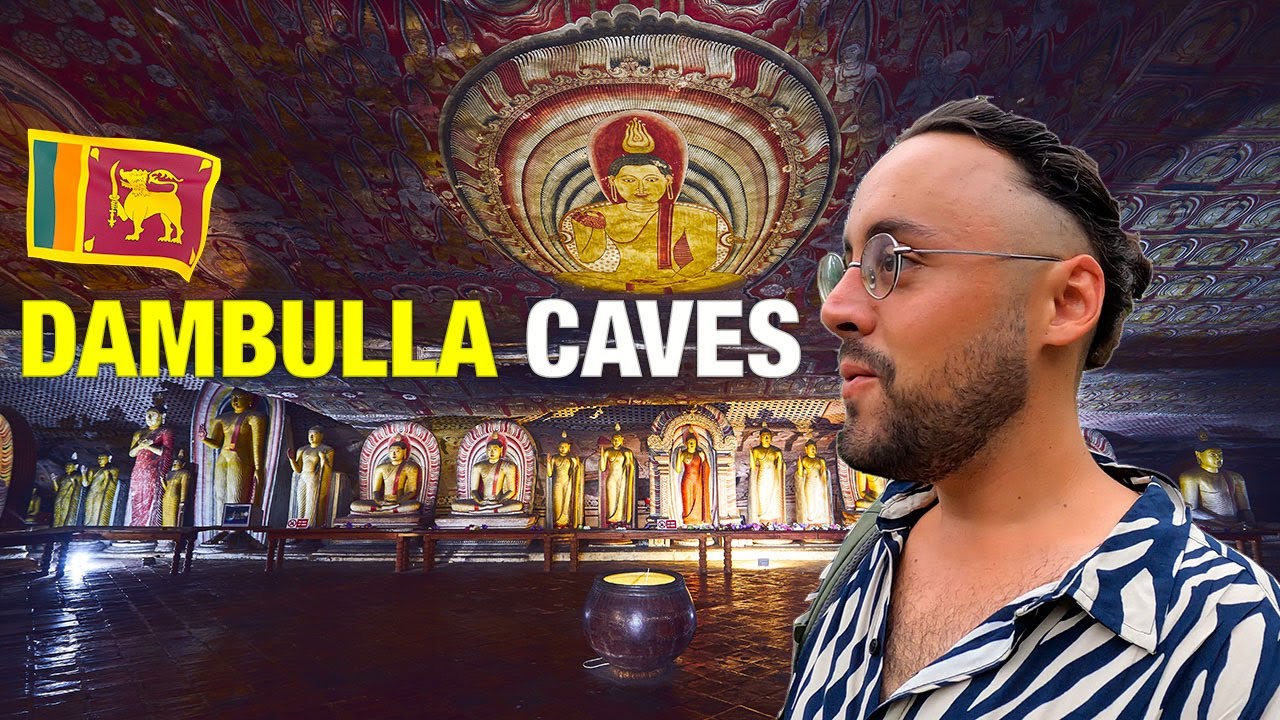 Join a traveler on a captivating visit to Dambulla Cave Temple.