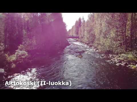 Hiidenportti & Aittokoski - Jongunjoen packraft seikkailu syksy 2023 - DRONE