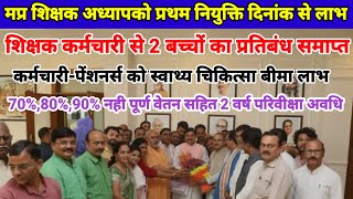 Great news for MP teachers and staff, Chief Minister Dr. Mohan Yadav agreed to these demands.