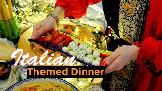 Italian Themed Dinner 🇮🇹 Tablescape & Menu Ideas #flagcolours #onabudget