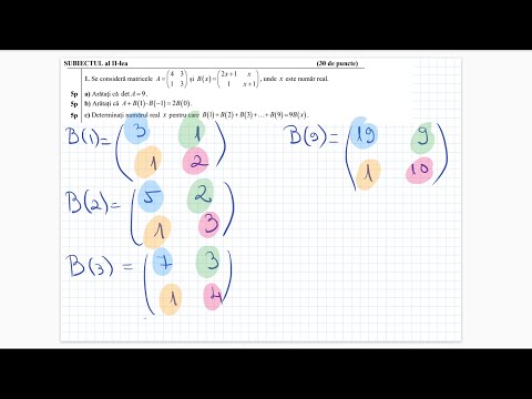 Bacalaureat 2021 - Tehnologic - Testul 11 - Teste antrenament - Clasa a 12-a