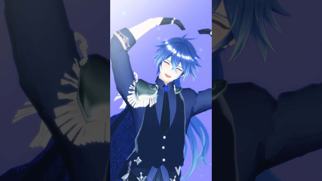 心予報❤💛💙💜 フリンズ Flins イルーガ Illuga | 心予報 踊ってみた【原神 Genshin Impact MMD】