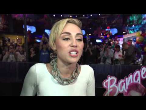 Miley Cyrus Talks Sinead O'Connor in NYC