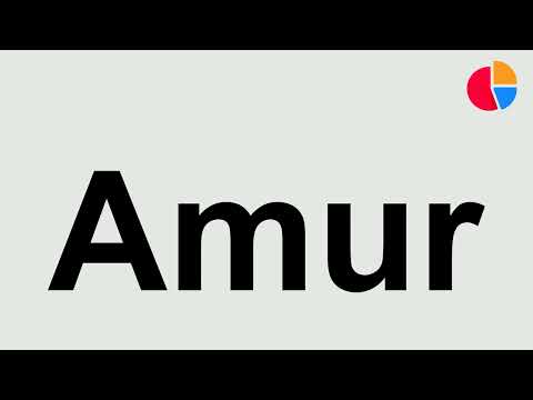How to Pronounce: "Amur"