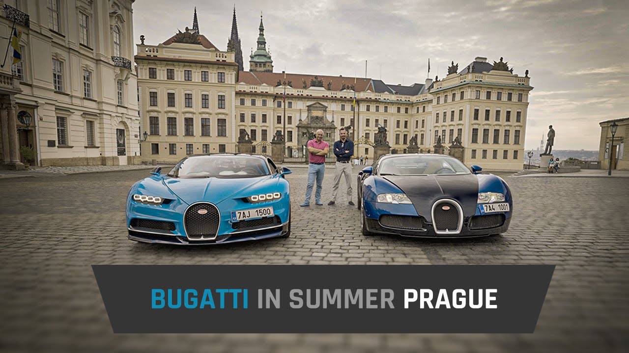 Bugatti in summer Prague