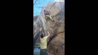 Video thumbnail of Chauve qui Peut, 7b+. Targasonne