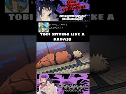 Tobi badass moment give me chill....🥶🥶🥶 #anime #shorts #obito #tobi #naruto