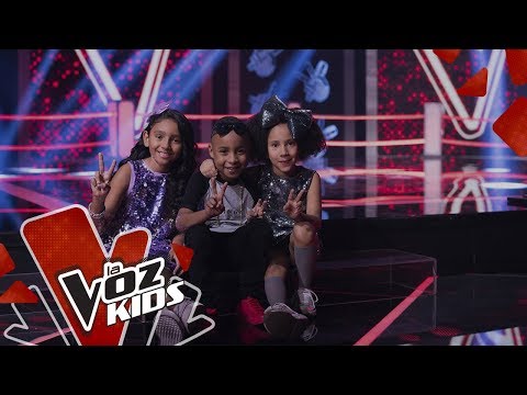 Ana Sofía, Aixa and Millan sing Andas en mi Cabeza - Battles | The Voice Kids Colombia 2019