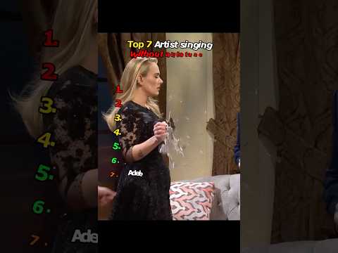 Top 7 Artist singing without autotune #autotune #adele #ChristinaAguilera #ArianaGrande #Beyonce