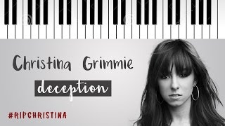 Christina Grimmie | Deception | Piano Cover #RIPChristina