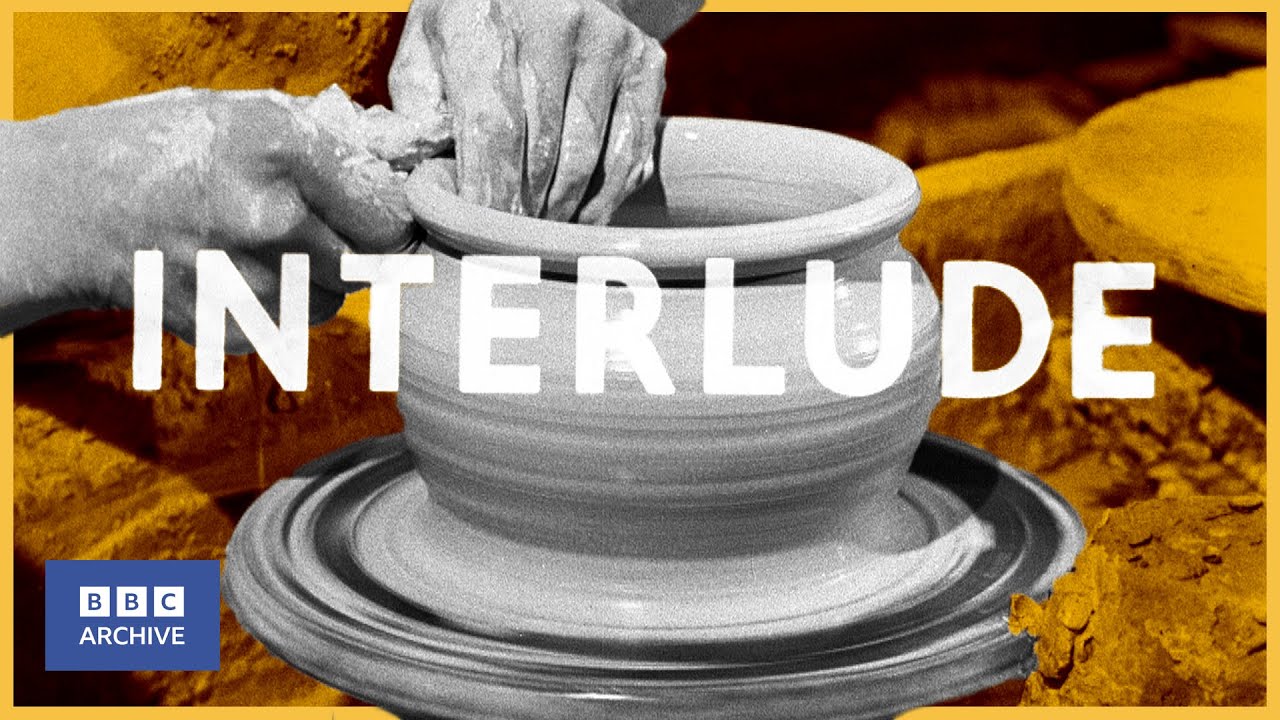 1953: POTTER'S WHEEL Interlude | BBC Television Interludes | BBC Archive