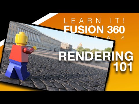 Fusion 360 for Beginners - Rendering Tutorial & Custom HDRI Environments - Lesson 10h (2023)