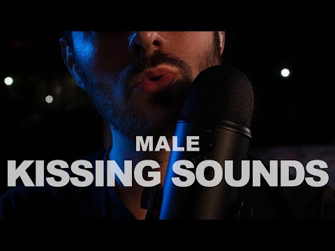 ASMR Male Kissing Sounds - Beard ASMR
