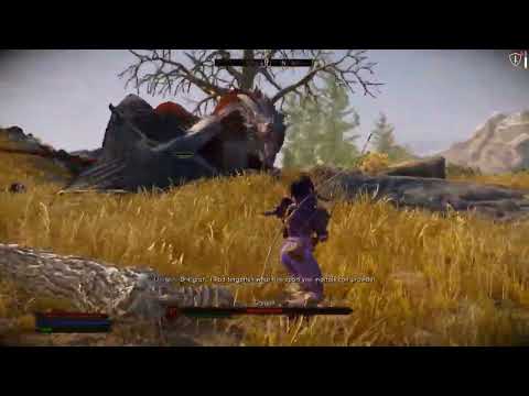 "THE MOST EPIC DRAGON FIGHT IN SKYRIM!!!"