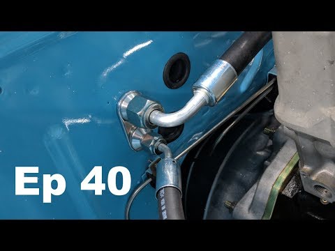 Drilling into the firewall... - Datsun 240z Build - Ep 40 - Panchos Garage