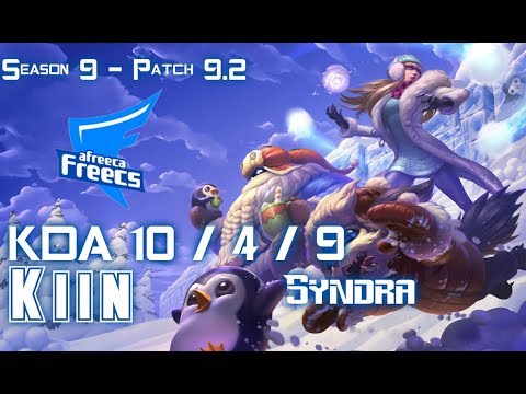 AFs Kiin SYNDRA vs VAYNE ADC - Patch 9.2 KR Ranked